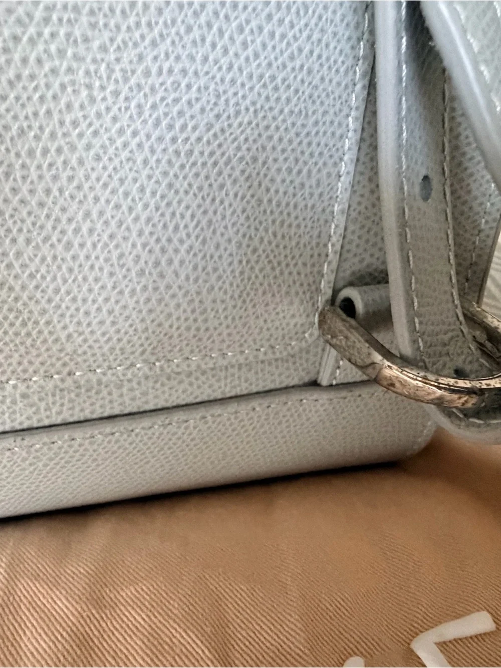 Senreve Alunna Ice Blue Grey 2-way bag backpack/ crossbody with extra strap